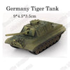 1pcs 1:72 4D Plastic Assemble Tank Kits World War II Model Puzzle Assembling Military Sand Table Toys For Children - BRICKPICK Shop - Inspire and develop the builders of tomorrow