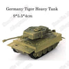 1pcs 1:72 4D Plastic Assemble Tank Kits World War II Model Puzzle Assembling Military Sand Table Toys For Children - BRICKPICK Shop - Inspire and develop the builders of tomorrow
