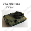 1pcs 1:72 4D Plastic Assemble Tank Kits World War II Model Puzzle Assembling Military Sand Table Toys For Children - BRICKPICK Shop - Inspire and develop the builders of tomorrow