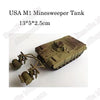 1pcs 1:72 4D Plastic Assemble Tank Kits World War II Model Puzzle Assembling Military Sand Table Toys For Children - BRICKPICK Shop - Inspire and develop the builders of tomorrow