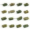 1pcs 1:72 4D Plastic Assemble Tank Kits World War II Model Puzzle Assembling Military Sand Table Toys For Children - BRICKPICK Shop - Inspire and develop the builders of tomorrow