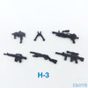 Heavy Machine Guns DIY Military Weapons Bazooka Soldiers Army Model Building Block Brick Arms WW2 Police Legoed Toy For Children - BRICKPICK Shop - Inspire and develop the builders of tomorrow
