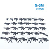 Heavy Machine Guns DIY Military Weapons Bazooka Soldiers Army Model Building Block Brick Arms WW2 Police Legoed Toy For Children - BRICKPICK Shop - Inspire and develop the builders of tomorrow