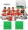 12pcs World Football Team Soccer Player Figures Building Blocks Compatible LEGO City Europe Football Bricks Toys For Children - BRICKPICK Shop - Inspire and develop the builders of tomorrow