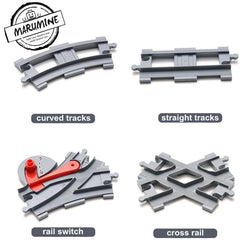 Marumine Blocks Duplo Toy Train Track Crossover Parts Railway Switch Building Bricks Gift for Children - BRICKPICK Shop - Inspire and develop the builders of tomorrow