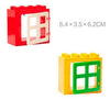 Big Building Blocks Parts Bricks Doll Figure Window Leaf Coach Cart Slide Ladder Tree Motorbike Compatible with Duploe Baby Toys LEGO - BRICKPICK Shop - Inspire and develop the builders of tomorrow