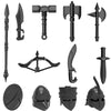10pcs/lot Weapons Helmet Shield Middle Ages Ancient Greece Rome Spartan Warriors MOC Building Blocks Toys for Children - BRICKPICK Shop - Inspire and develop the builders of tomorrow