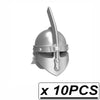 10pcs/lot Weapons Helmet Shield Middle Ages Ancient Greece Rome Spartan Warriors MOC Building Blocks Toys for Children - BRICKPICK Shop - Inspire and develop the builders of tomorrow
